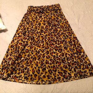 cheetah print skirt